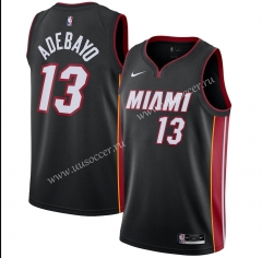 2020-2021 NBA Miami Heat  Black V Collar #13 Jersey-311