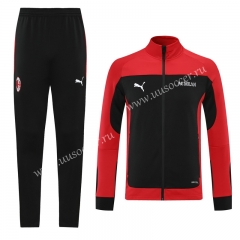 2021-2022 AC Milan Black & Red Training Thailand Soccer Jacket Uniform-LH