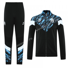 Classic Version 2020-2021 Olympique de Marseille Black Jacket Uniform-LH