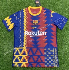 2021-2022 Barcelona Blue & Red Thailand Soccer Jersey AAA