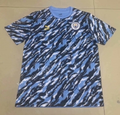 2021-2022  Manchester City Blue & White Thailand Soccer Jersey AAA