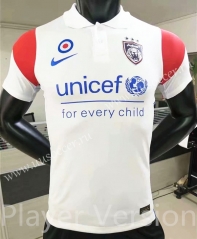 Player Version 2021-2022 Johor Away White Thailand Soccer Jersey AAA