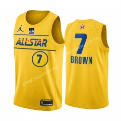 2021-2022 NBA All-Star Version Yellow #7 Jersey