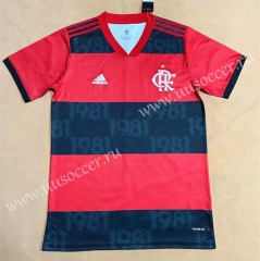 (_S-4XL)2021-2022 Flamengo Home Black & Red Thailand Soccer Jersey AAA-806