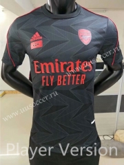 Player Version 2021-2022 Arsenal Black & Gray Thailand Soccer Jersey AAA