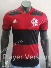 Player Version 2021-2022 Flamengo Black & Red Thailand Soccer Jersey AAA