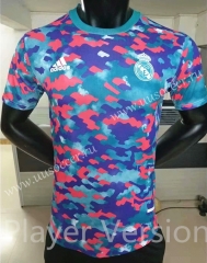 Player Jointed Version 2021-2022 Real Madrid Red & Blue Thailand Soccer Jersey AAA