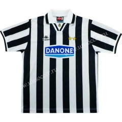 94-95 Retro Version Juventus Black & White Thailand Soccer Jersey AAA-503