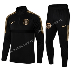 2020-2021 AIK Black Thailand Soccer Tracksuit Uniform-411