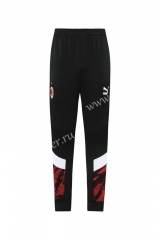 Classic Version 2021-2022 AC Milan Black Soccer Long Pants-LH