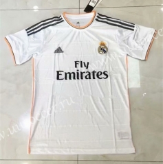 13-14 Retro Version Real Madrid Home White Thailand Soccer Jersey AAA-826
