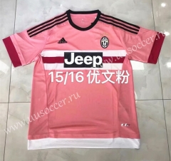 15-16 Retro Version Juventus Pink Thailand Soccer Jersey AAA-608
