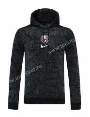 2020-2021 Club América Black & Gray Training Thailand Soccer Tracksuit With Hat-418