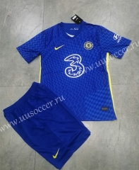 2021-22 Chelsea Home Blue Soccer Uniform-709