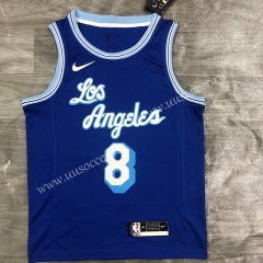 2021 Retro Version NBA Los Angeles Lakers Blue #8 Jersey-311