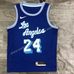 2021 Retro Version NBA Los Angeles Lakers Blue #24 Jersey-311
