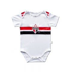2021-2022 São Paulo Home White Baby Soccer Uniform-CS