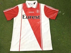 96-97 Retro version Monaco Home Red & White Thailand Soccer Jersey AAA