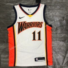 New Arrival NBA Golden State Warriors White #11 Jersey-311