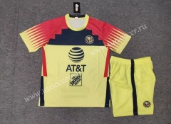 2021-22 Club America Yellow Soccer Uniform