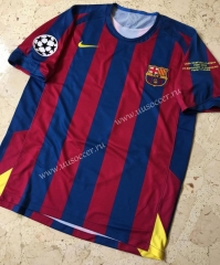 05-06 Retro Version Barcelona Red & Blue Thailand Soccer Jersey AAA-C1046
