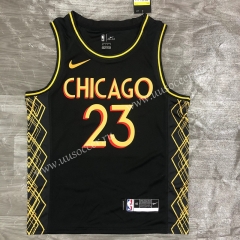 City Version 2020-2021 NBA Chicago Bull Black #23 Jersey-311