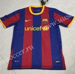 10-11 Retro Version Barcelona Red & Blue Thailand Soccer Jersey AAA-HR