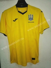 2021-2022 Ukraine Home Yellow Thailand Soccer Jersey AAA-709