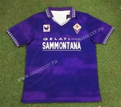 94-95 Retro Version Fiorentina Home Purple Thailand Soccer Jersey AAA-503