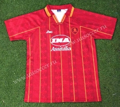 96-97 Retro Version AS Roma Home Red Thailand Soccer Jersey AAA-503