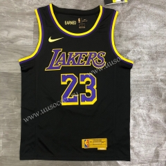 2020-2021 Reward Version Lakers NBA Black #23 Jersey-311