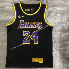 2020-2021 Reward Version Lakers NBA Black #24 Jersey-311