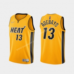 2021-2022 Reward Version NBA Miami Heat Yellow #13 Jersey-311