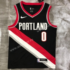 2021 NBA Portland Trail Blazers Black #0 Jersey-311