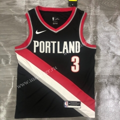 2021 NBA Portland Trail Blazers Black #3 Jersey-311