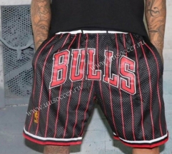 Chicago Bull Red & Black NBA Shorts