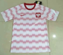 2021-2022 Poland Red&White Thailand Training Soccer Jersey AAA-709