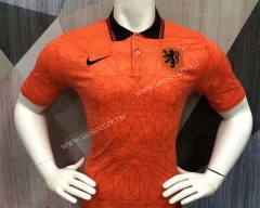 2021-2022 Netherlands orange Thailand Polo Shirts-403