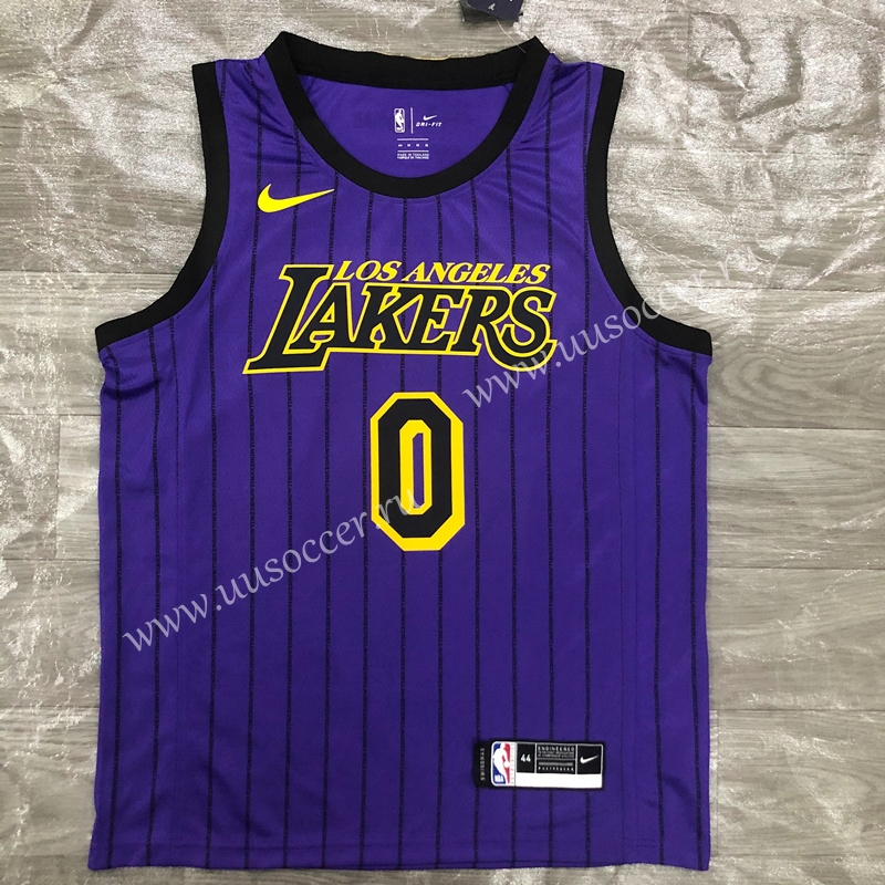 lakers striped jersey