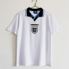 1996 Retro Version England Home White Thailand Soccer Jersey AAA-C1046