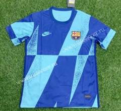 2021-2022 Barcelona Blue Thailand Soccer Training Jersey-407