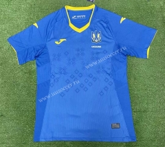 2021-2022 Ukraine Away Blue Thailand Soccer Jersey AAA