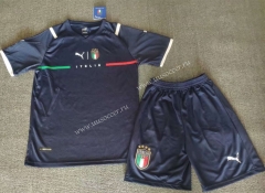 2021-2022 Italy Royal Blue goalkeeper  Soccer Uniform