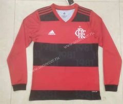 2021-2022 Flamengo Home Red&Black LS Thailand Soccer Jersey AAA-422
