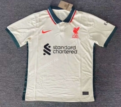 (S-4XL)2021-2022  Liverpool Away White Thailand Soccer Jersey AAA-2047