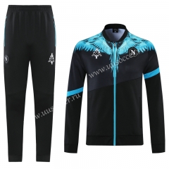 2021-2022 Napoli Black Thailand Soccer Jacket Uniform-LH