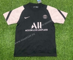 2021-2022 Paris SG Black&Pink Thailand Training Soccer Jersey AAA-407