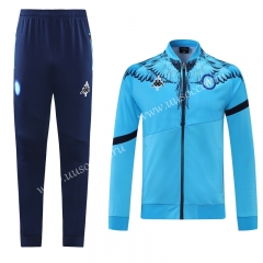 2021-2022 Napoli Blue Thailand Soccer Jacket Uniform-LH