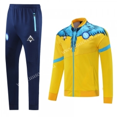 2021-2022 Napoli Yellow Thailand Soccer Jacket Uniform-LH