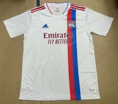Correct version 2021-2022 Olympique Lyonnais Home White Thailand Soccer Jersey AAA-503